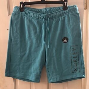 Hurley Men's Aqua Athletic Shorts